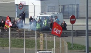 Calais: manifestaion des dockers le 03/04/2014