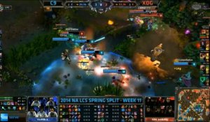 LCS NA W11D1 Game 1 C9 vs XDG