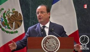 François Hollande "el corazon con el corazon" avec le Mexique