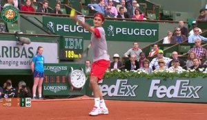 R. Federer v. D. Tursunov 2014 French Open Mens R3 Highlight