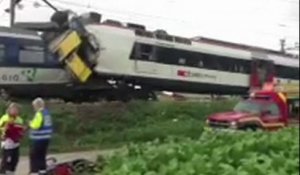 Collision entre deux trains en Suisse