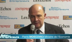 Pierre Moscovici Salon des Entrepreneurs de Paris