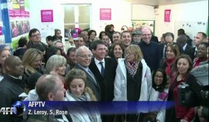 Municipales: Valls à Aubervilliers pour soutenir le candidat PS