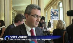 Européennes: le FN lance sa campagne à Paris