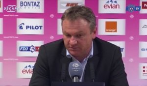 L1 / 2013-14 : Evian 2-1 Bastia : Réaction de F. Hantz