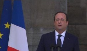 L'hommage de François Hollande à Dominique Baudis - 15/04