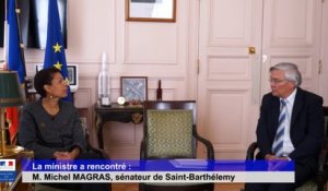 La ministre a rencontré : M. Michel MAGRAS, sénateur de Saint-Barthélemy