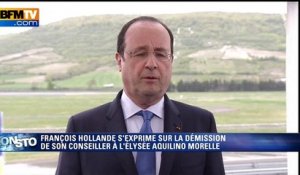 François Hollande sur Aquilino Morelle: "Sur ce qui s'est passé avant, il a à en répondre" - 18/04