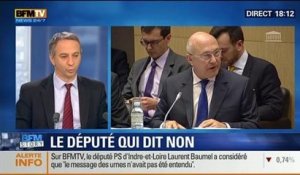 BFM Story: Plan d'économies: Laurent Baumel, le député qui dit non - 23/04