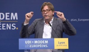 Les Européens, Lyon - Discours de Guy Verhofstadt - 300414