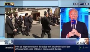 19H Ruth Elkrief: Brice Hortefeux réagit à l'interview de François Hollande qui aura lieu ce mardi 6 mai sur RMC et BFMTV - 05/05