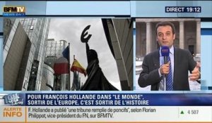 19H Ruth Elkrief: Florian Philippot réagit à la tribune de François Hollande – 08/05