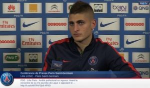 Replay conférence de presse de Marco Verratti avant Lille PSG