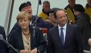 François Hollande et Angela Merkel sur un air d'accordéon - 09/05