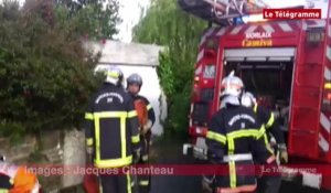 Morlaix. Le feu ravage une maison