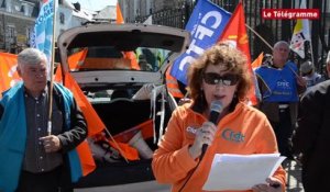 Vannes. Manifestation des fonctionnaires