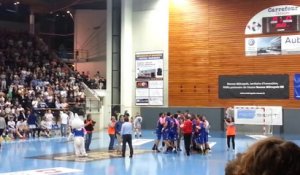 Fin de match Cesson/Dijon (28-27) 25ème journée
