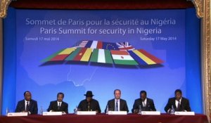Conférence de presse conjointe lors du Sommet de Paris pour la sécurité au Nigeria