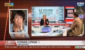 Ulysse Gosset et Corinne Lepage, dans Le Grand Journal - 22/05 1/4