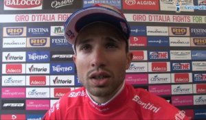 Nacer Bouhanni, maillot rouge de la 13e étape du Tour d'Italie - Giro d'Italia 2014