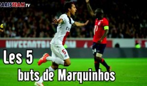 Les 5 buts de Marquinhos