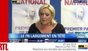 VIDÉO - Résultats  européennes 2014 : le FN demande une dissolution de l'Assemblée après sa victoire