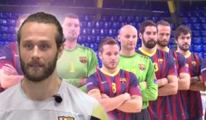 Making off shooting photo FC Barcelone (EHFCL)