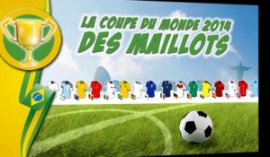 Les 32 maillots du Mondial 2014 de football