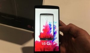 Première prise en main du LG G3