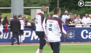 Equipe de France : Ribéry, Pogba, Benzema et Varane s'entraînent à part