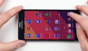 Test de solidité du Samsung Galaxy Note 4 - Bend Test