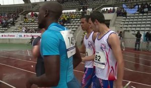 Jean-Baptiste Alaize sur le 200 mètres au Meeting International d'Athlétisme Paris Ile de France - www.bloghandicap.com - La Web TV du Handicap