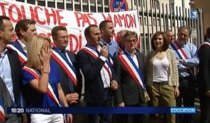 Rythmes scolaires : Benoît Hamon affronte la grogne des parents d'élèves à Dijon