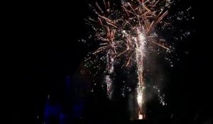 L'église de Sainte Mère Eglise mise en lumière pour les 70 ans du Débarquement