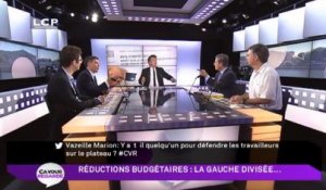 Ça Vous Regarde - Le débat : Réductions budgétaires : la gauche en ordre dispersé