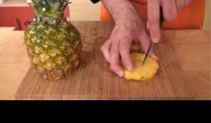 Comment découper un ananas en piston ? - 750 Grammes