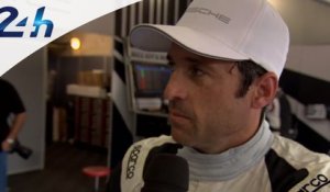 24 Heures du Mans 2014: interview de Patrick Dempsey pendant les essais qualificatifs