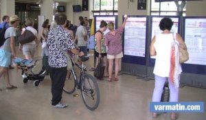 Grève à la SNCF: les usagers de Toulon entre colère et résignation