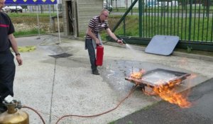 Aubigny : comment éteindre un feu