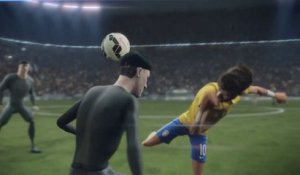 Pub Nike Football de dingue - Neymar face aux clone - En mode cartoon!