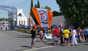 Les supporters mettent l'ambiance pour Bielsa