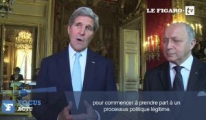Ukraine et Irak au menu des discussions entre Fabius et Kerry