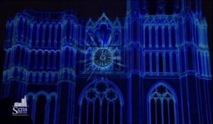 La cathédrale de Sens, 1re cathédrale de la chrétienté, fête ses 850 ans dans un habit de lumière