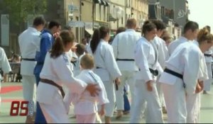 Judo Club Yonnais : Du judo sur la place Napoléon
