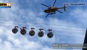 Sauvetage à Grenoble : Téléphérique de la Bastille