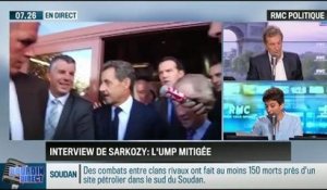 RMC Politique : Interview de Sarkozy : l'UMP est mitigée – 04/07