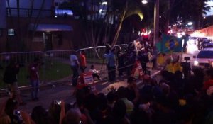 Cinq cents supporters brésiliens défilent à Belo Horizonte