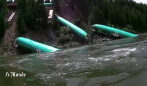 Trois avions tombés dans une rivière après un déraillement