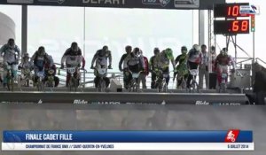 Finale Cadet Fille Championnat de France BMX Saint-Quentin-En-Yvelines