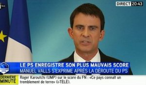 "Nous vivons un moment grave" pour Manuel Valls